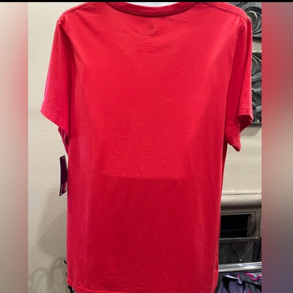 Angel’s 🅰️ Baseball ⚾️ Womens V-Neck T-shirt, Red/White, Size XXL/2TG, NWT - Picture 2 of 6